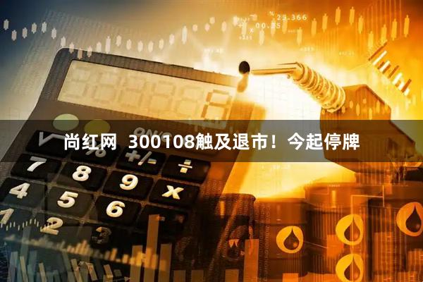 尚红网  300108触及退市！今起停牌